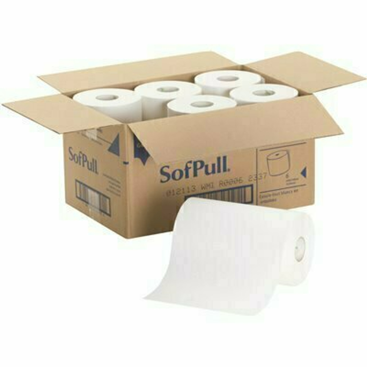 Sofpull White Hardwound Roll Paper Towel For Sofpull Automated Dispenser (6-Rolls)