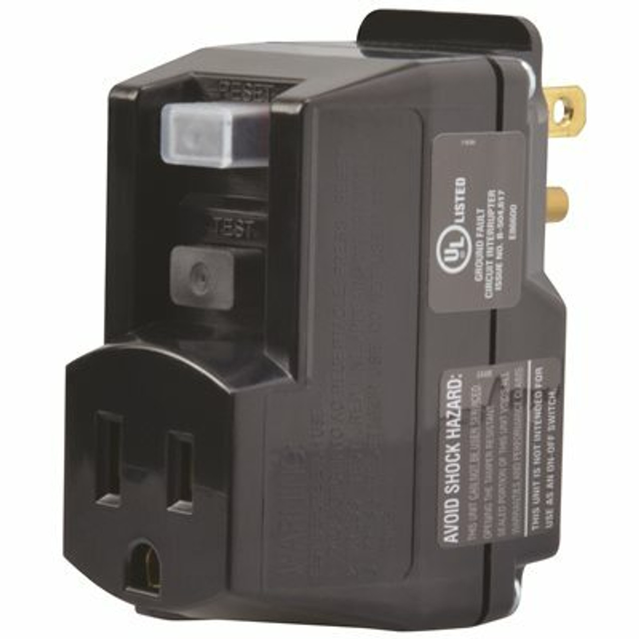 Yellow Jacket 1-Outlet Gfci Extension Cord Adapter