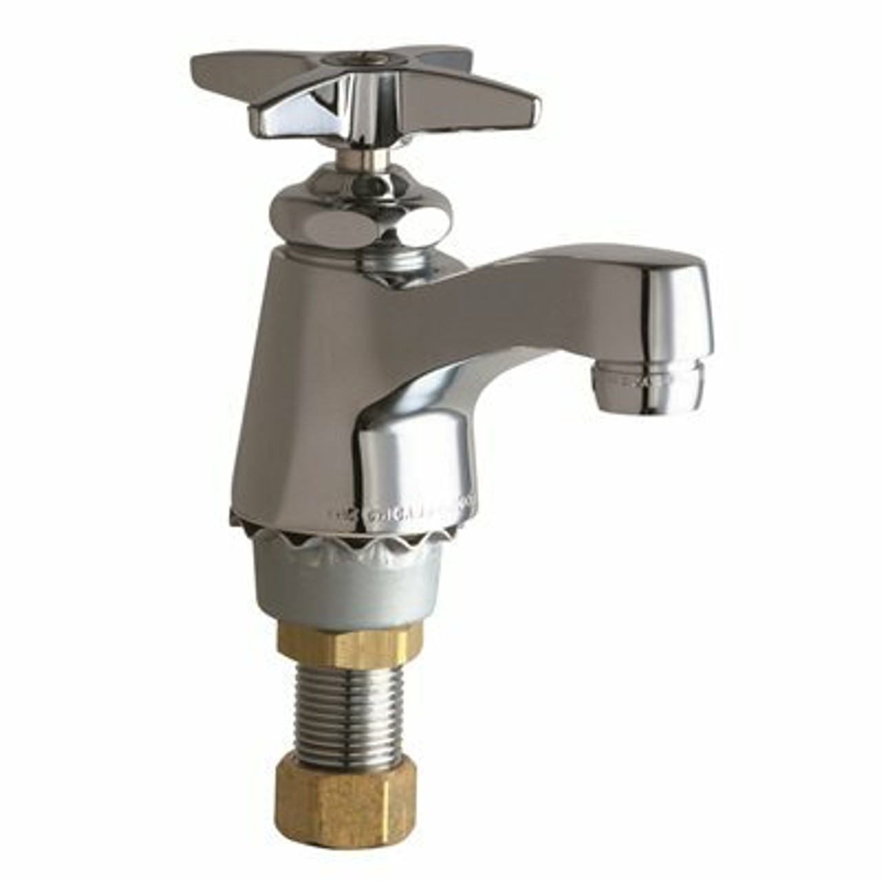 Chicago Faucets Chicago Single Supply Cold Water Sink Faucet Lead Free, Cross Handles