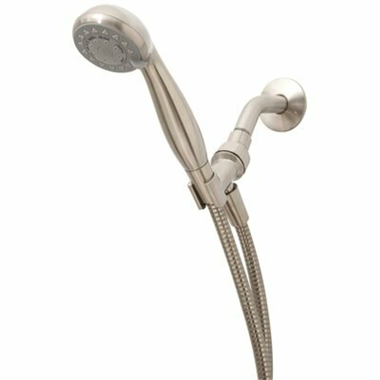 Premier 3-Spray 2.8 In. Single Wall Mount Handheld Rain Shower Head In Brushed Nickel