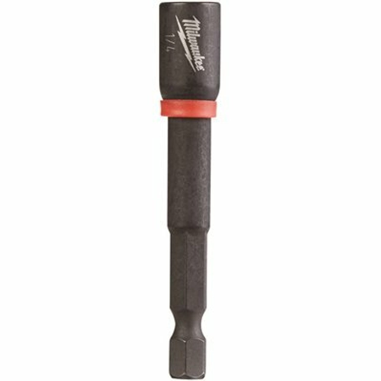 Milwaukee SHOCKWAVE Impact Duty 1/4 in. x 2-9/16 in. Alloy Steel Magnetic Nut Driver (1-Pack) Milwaukee SHOCKWAVE Impact Duty 1/4 in. x 2-9/16 in. Alloy Steel Magnetic Nut Driver (1-Pack)