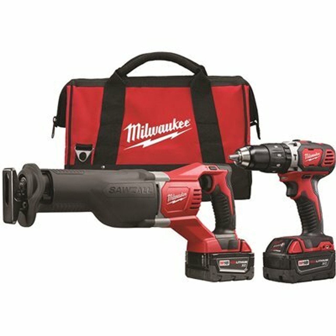 M18 18-Volt Lithium-Ion Cordless Hammer Drill/Sawzall Combo Kit With Two 3.0 Ah Batteries, Charger, Tool Bag (2-Tool)