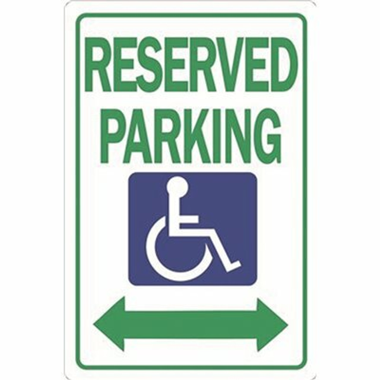 Hy-Ko 12 In. X 18 In. Reserved Parking Heavy-Duty Reflective Sign