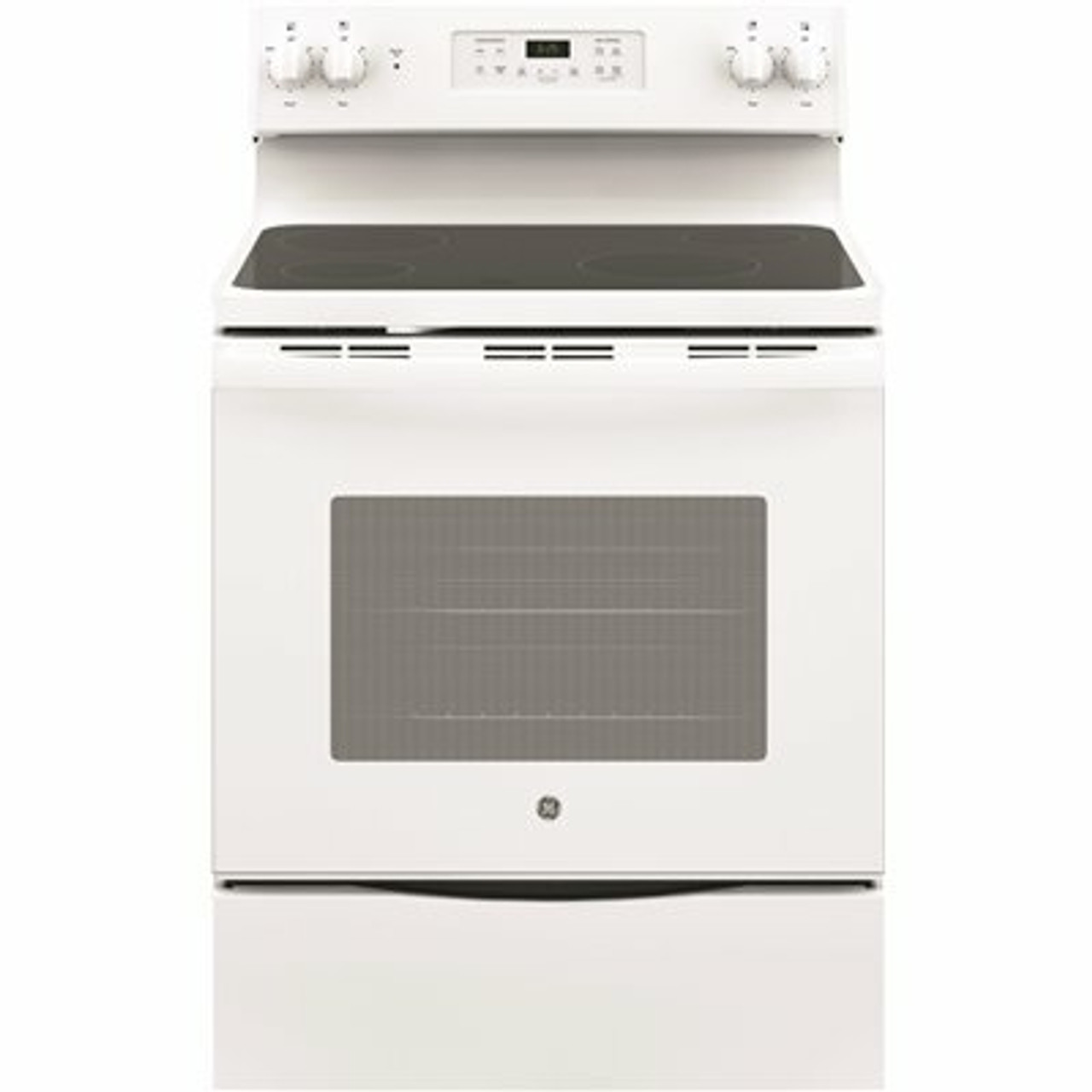 Ge 30 In. 5.3 Cu. Ft. Electric Range In White