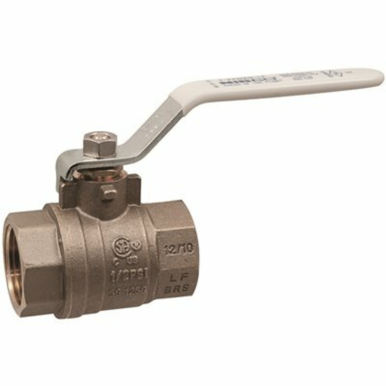 Nibco 2 In. Brass Lead-Free Threaded Two-Piece Full Port Ball Valve
