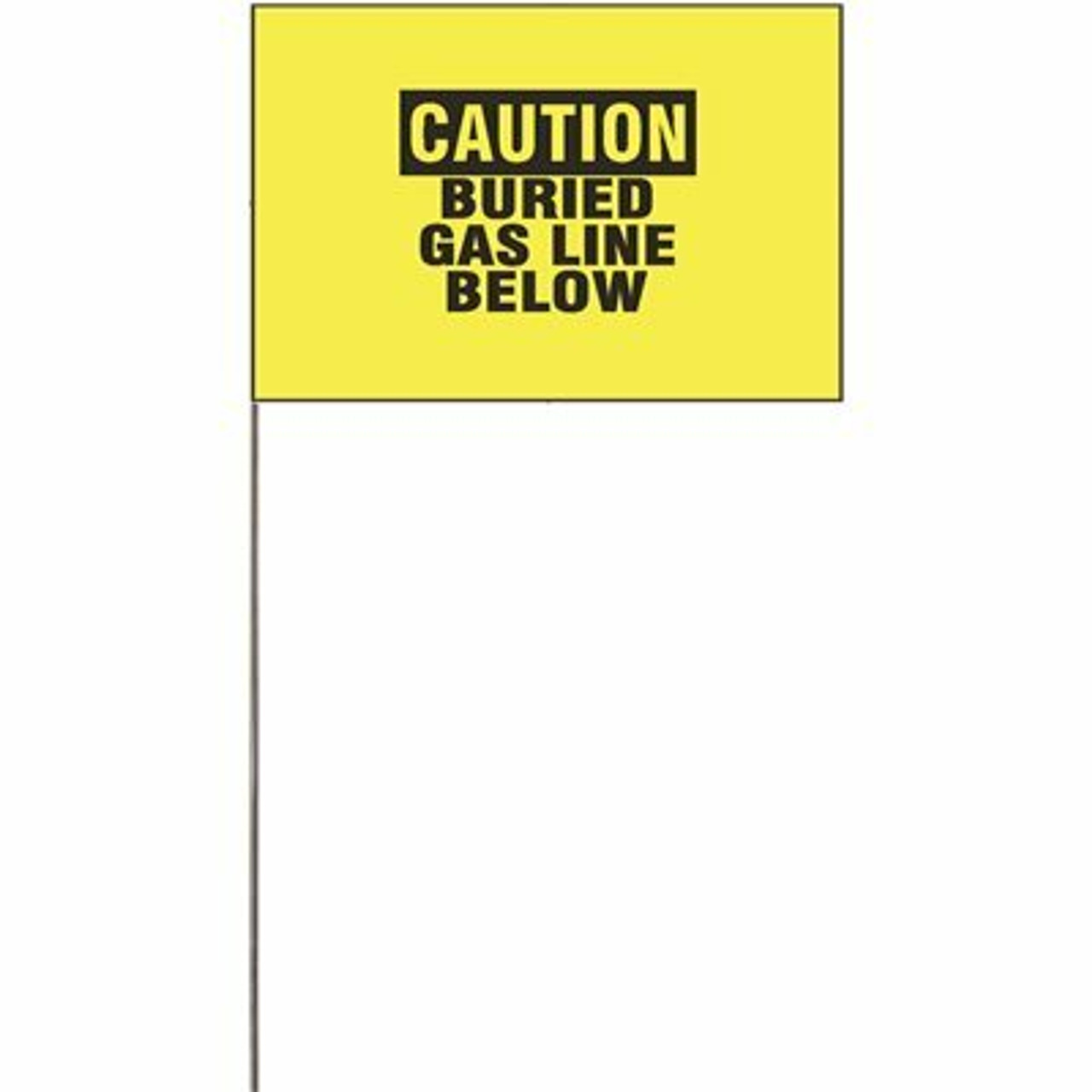 In Stock Now Marker Flag Yellow 4 In. X 5 In. X 21 In.
