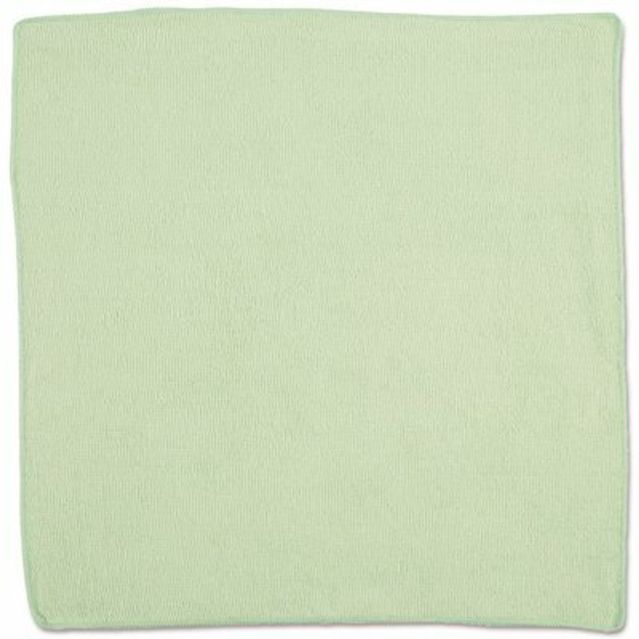 Rubbermaid Commercial Products 16 In. X 16 In. Green Light Commercial Microfiber Cloth (24 Towels/Bag)