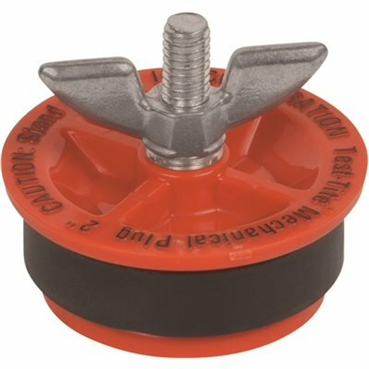 Test-Tite Twist-Tite Abs 2 In. X 2 In. Mechanical Plastic Test Plug, End-Of-Pipe Use Only (10-Pack)