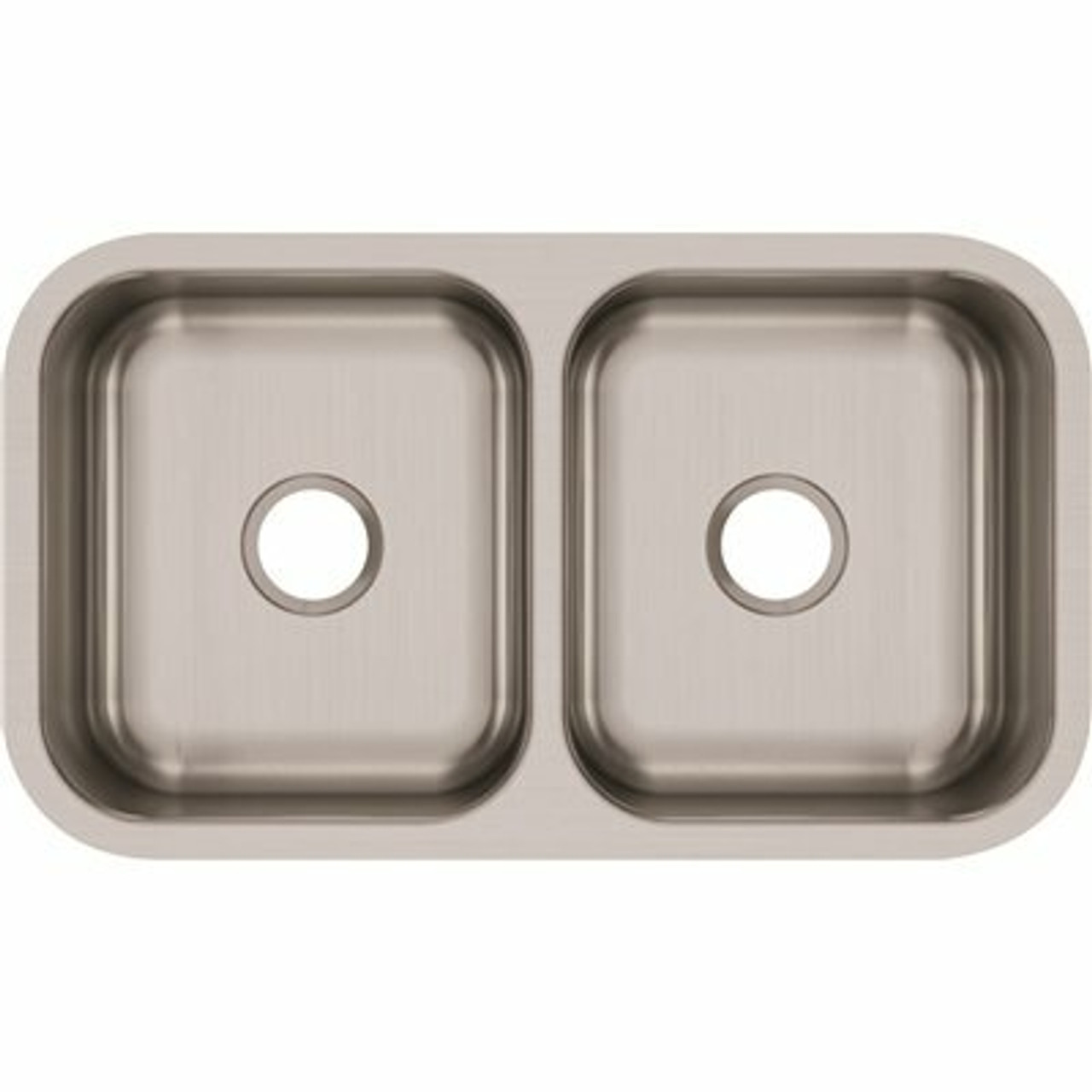 Elkay Dayton Undermount Stainless Steel 32 In. 50/50 Double Bowl Kitchen Sink