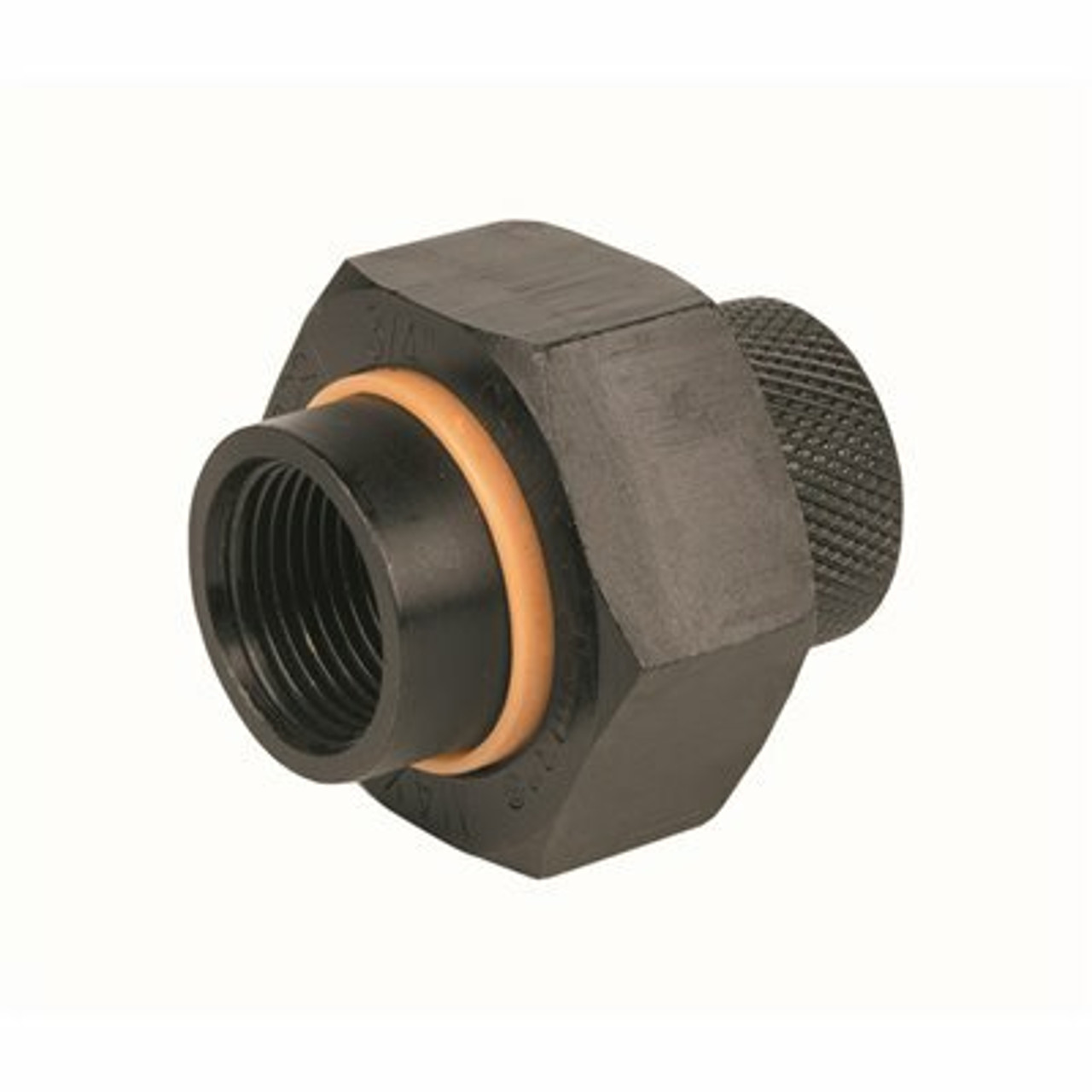 Jomar Jomar Dielectric Union, 1/2 In. Fip X 1/2 In. Fip, Black Iron Pipe