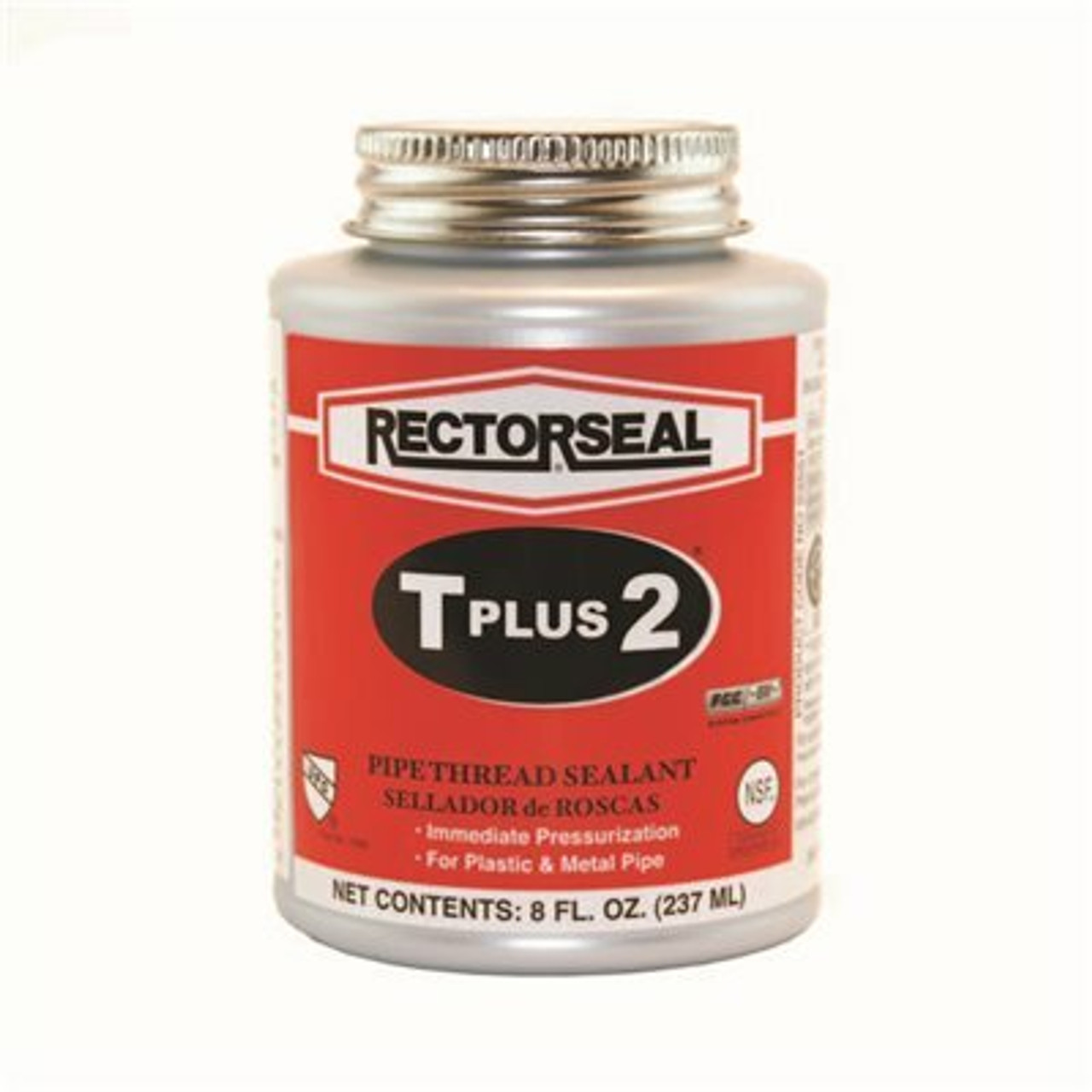 Rectorseal T Plus 2 8 Oz. Teflon Thread Sealant