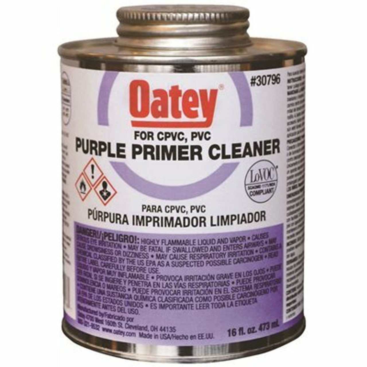 Oatey 32 Oz. Purple Pipe Primer And Cleaner