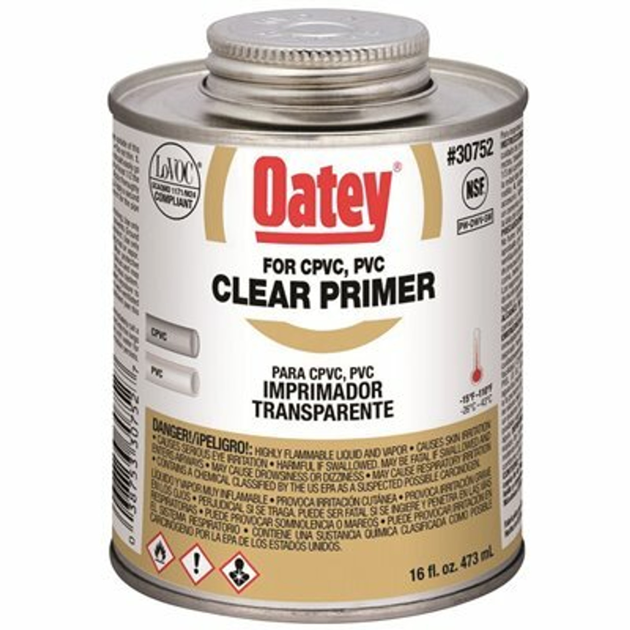 Oatey 16 Oz. Clear Cpvc And Pvc Primer