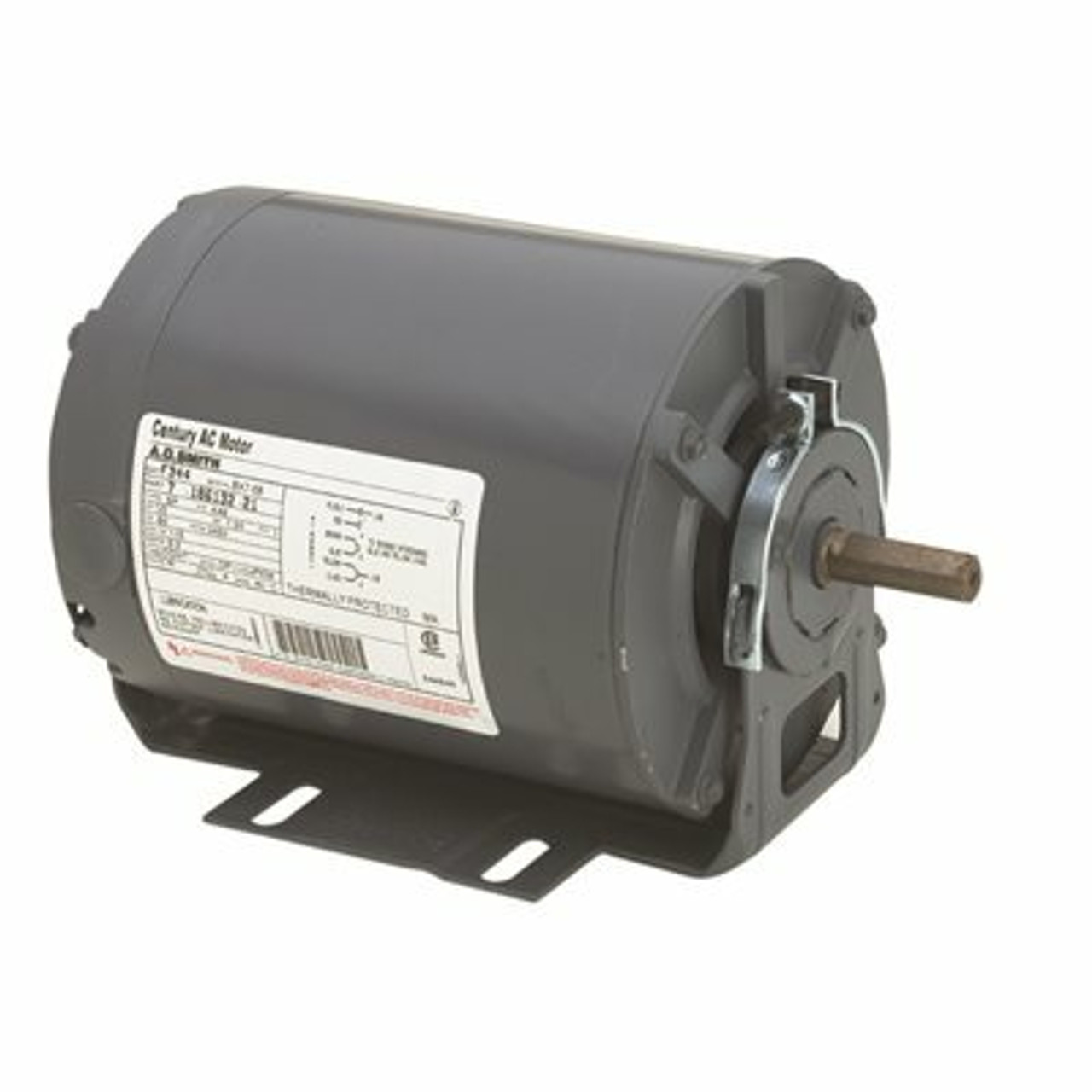 Century Gf2054 Belt Drive Fan Motor, 5.5 In., 115 Volts, 8.0 Full Load Amps, 1/2 Hp, 1,725 Rpm