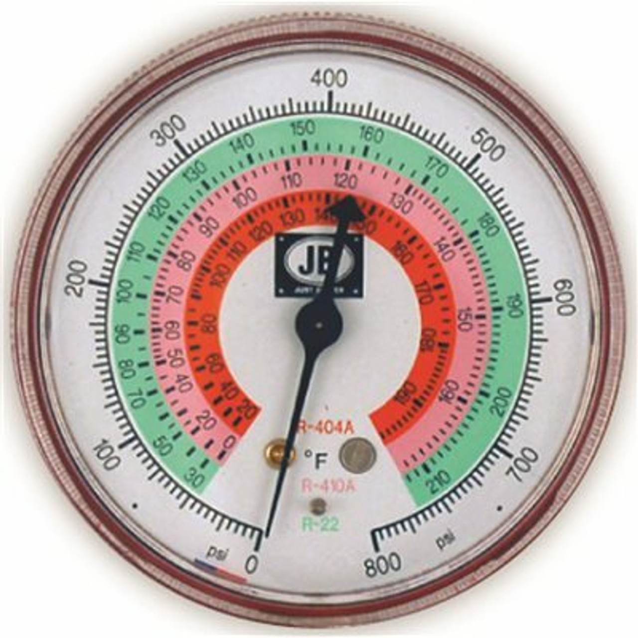 Jb Industries Pressure Gauge For R22/R404A/R-410A 2-1/2 In.