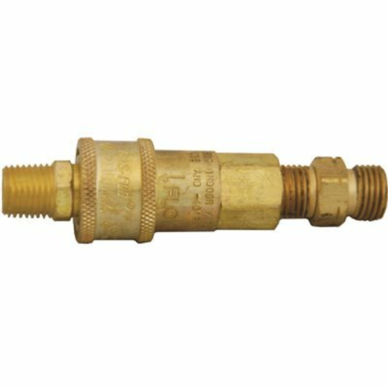 Mec 1/4 In. Mnpt X 9/16 In.-18 Lht Male Quick Connector