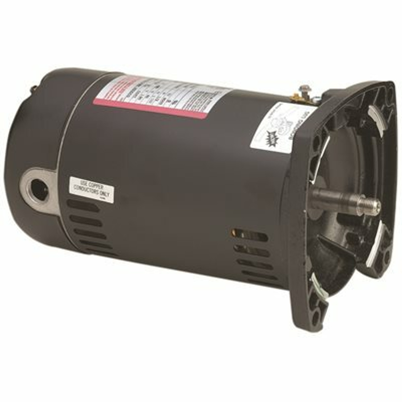 Century Sq1202 Square Flange Pool Filter Motor, 230 Volts, 11.2 Max Amps, 2 Hp, 3,450 Rpm