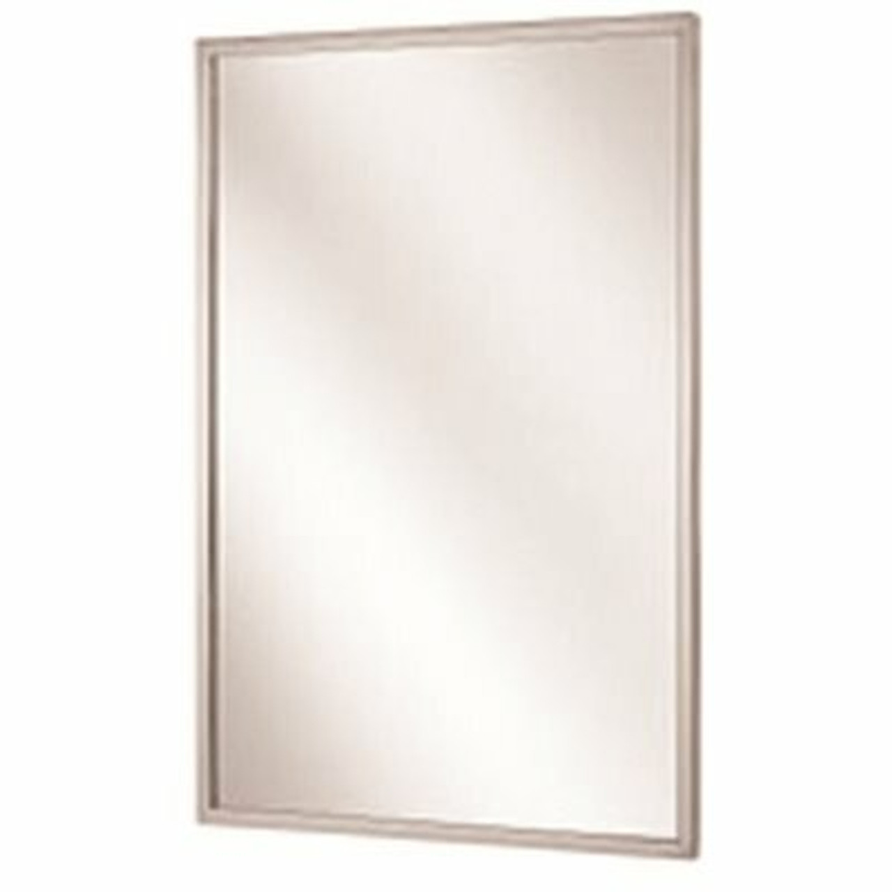 Bradley Bx Series W24" X H36" Polished Mirror Tempered In Stainless Steel