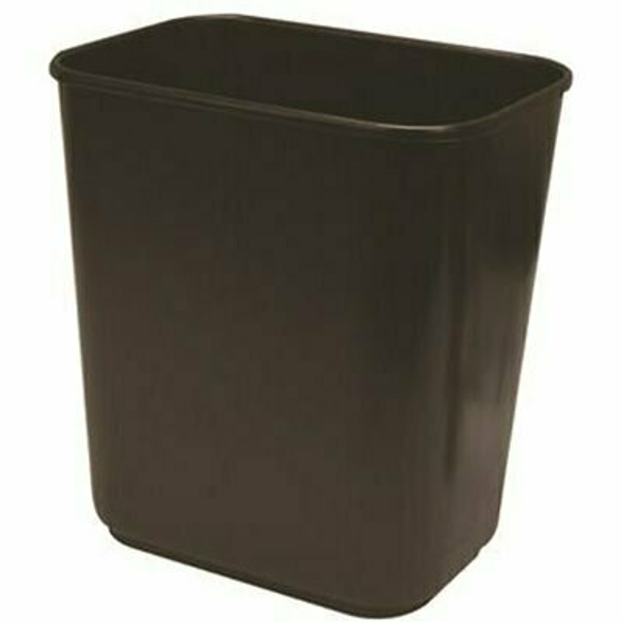 Continental 13-5/8 Qt. Commercial Plastic Trash Can In Black