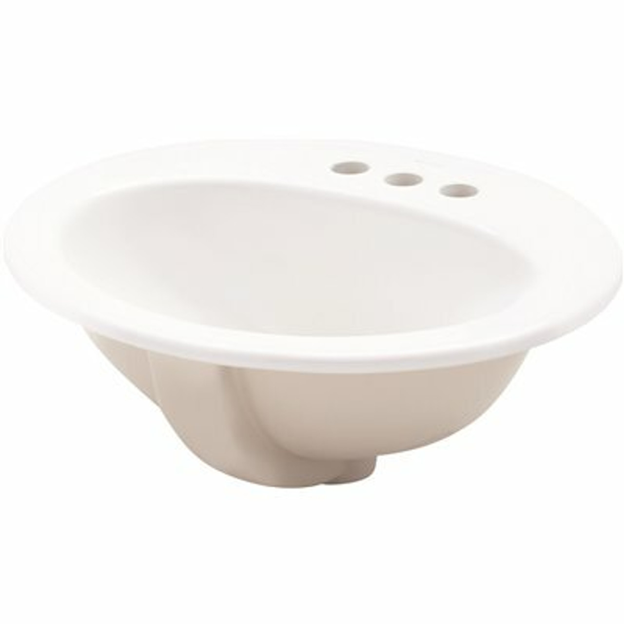 Kohler Pennington Drop-In Vitreous China Bathroom Sink With Overflow Drain In White