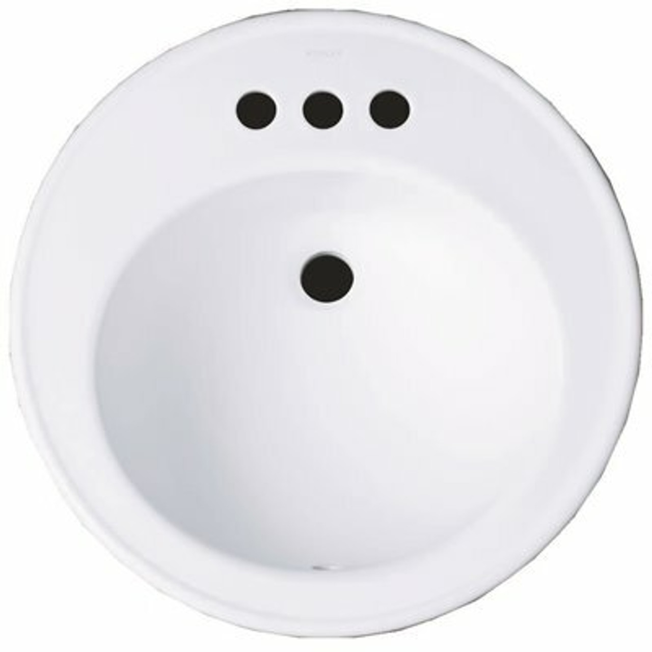 Kohler Brookline Drop-In Vitreous China Bathroom Sink In White With Overflow Drain