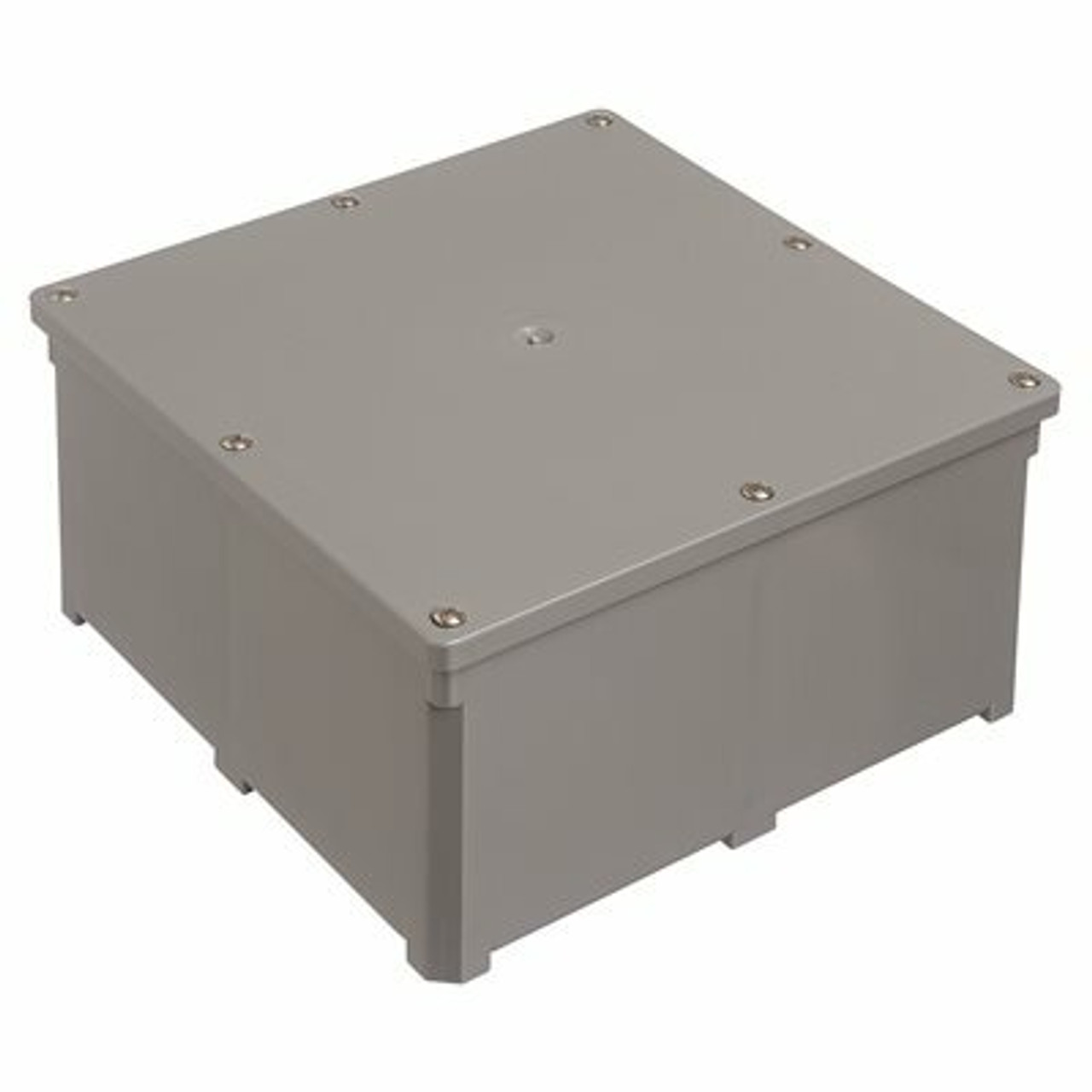 Carlon 6 In. X 6 In. X 4 In. Gray Pvc Junction Box