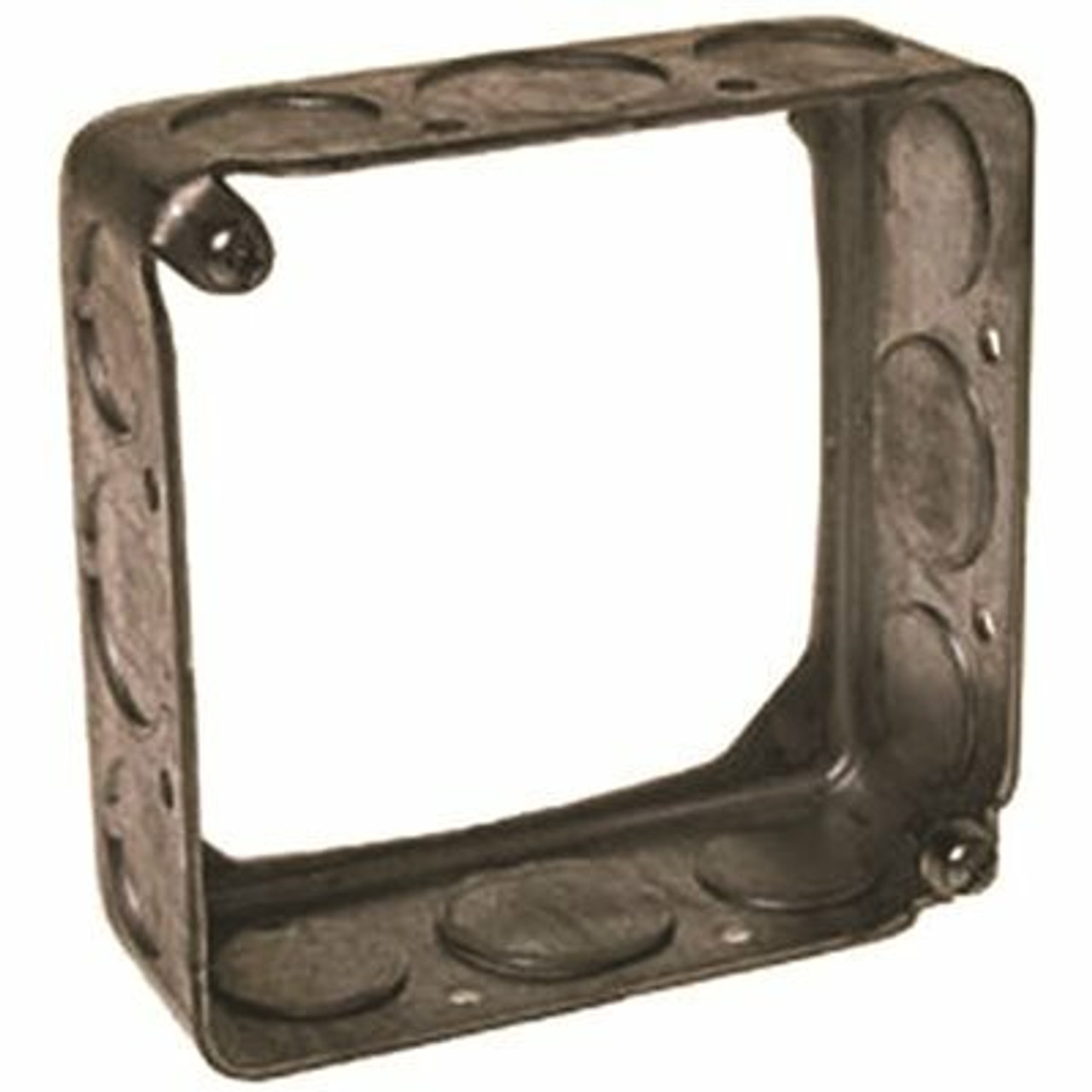 Raco 4 In. Square Extension Ring With Eight 1/2 In. And Four 3/4 In. Ko's