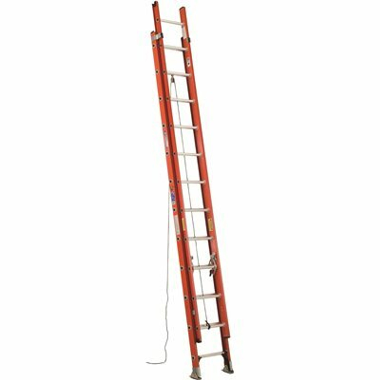 Werner 24 Ft. Fiberglass Extension Ladder With 300 Lbs. Load Capacity Type Ia Duty Rating