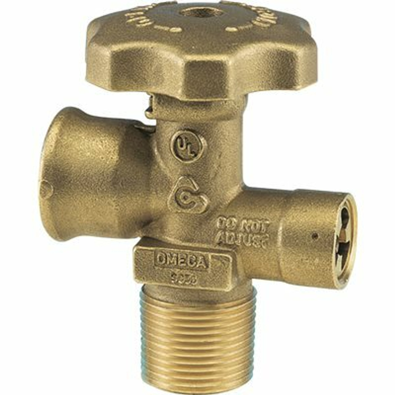 Cavagna LARGE CYLINDER VALVE, 3/4" NPT INLET X POL OUTLET, 100 LB