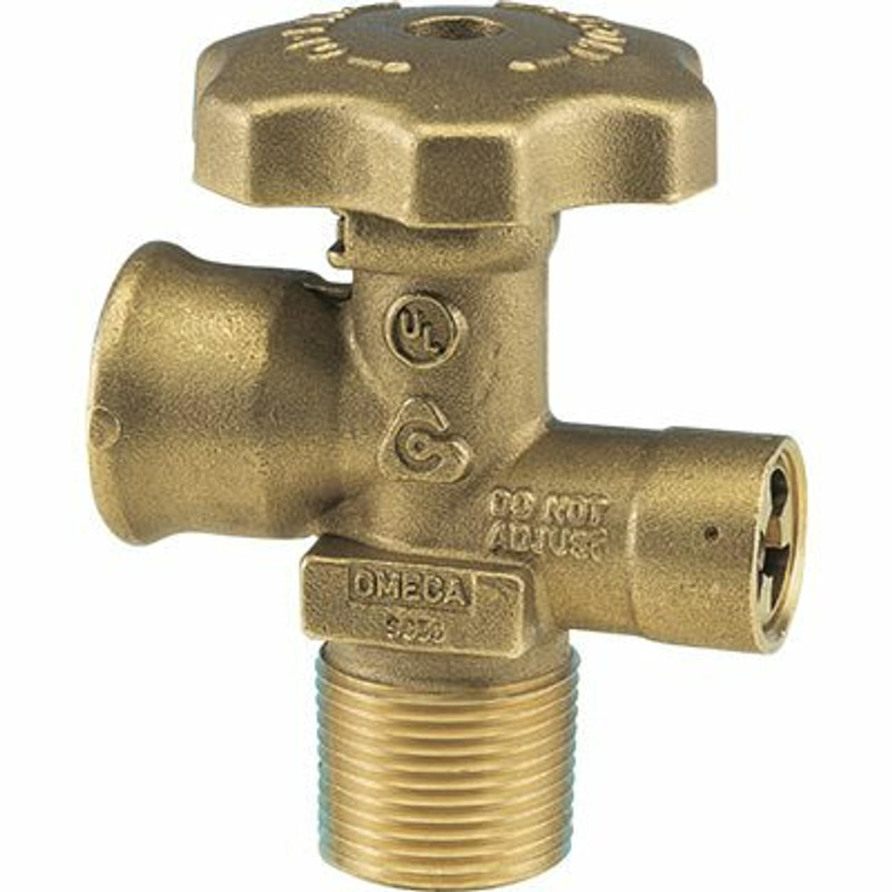 Cavagna Large Cylinder Valve, 3/4" Npt Inlet X Pol Outlet, 100 Lb