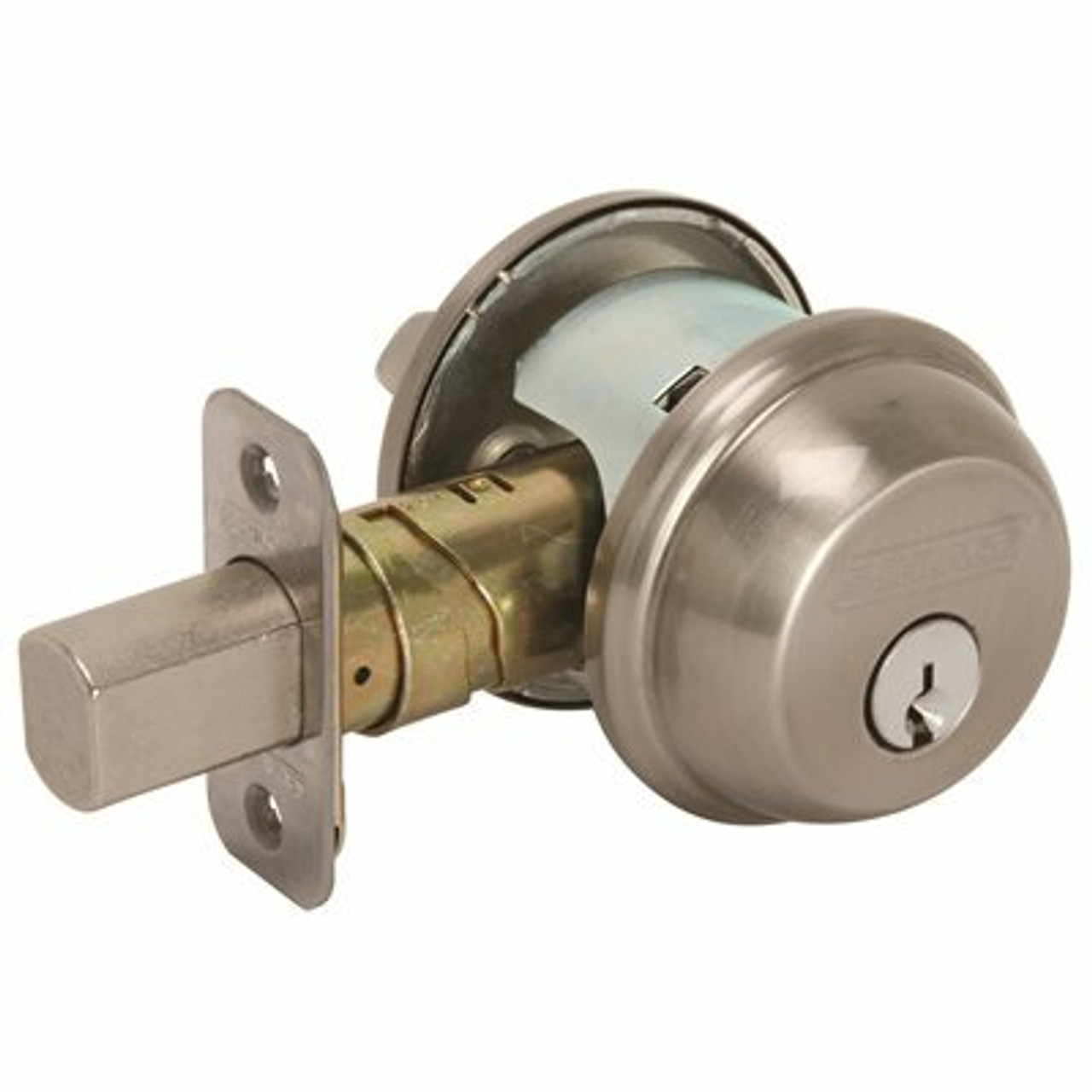 Schlage Single Cylinder Satin Nickel Deadbolt