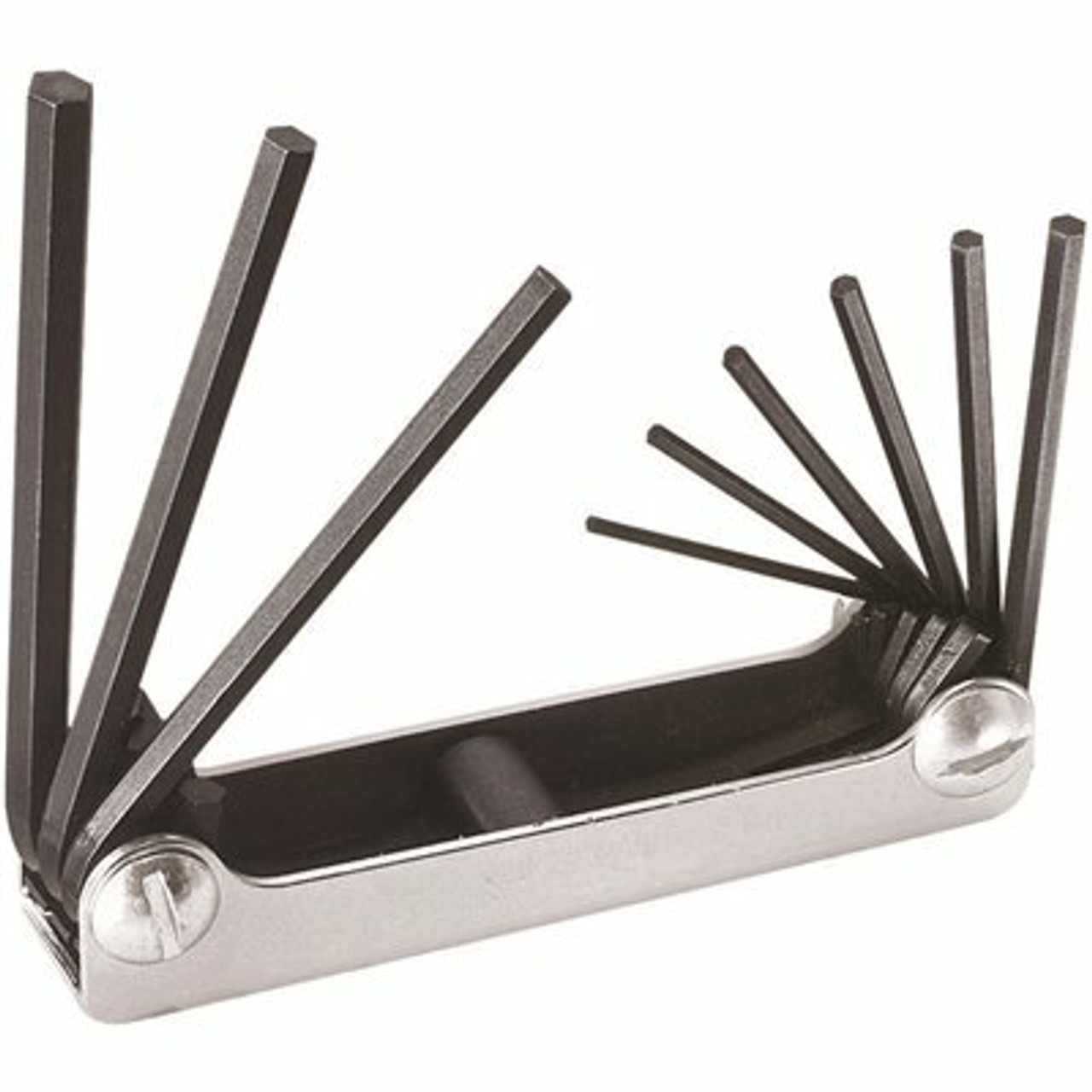 Klein Tools 9-Key Folding Hex-Key Set Inch Sizes