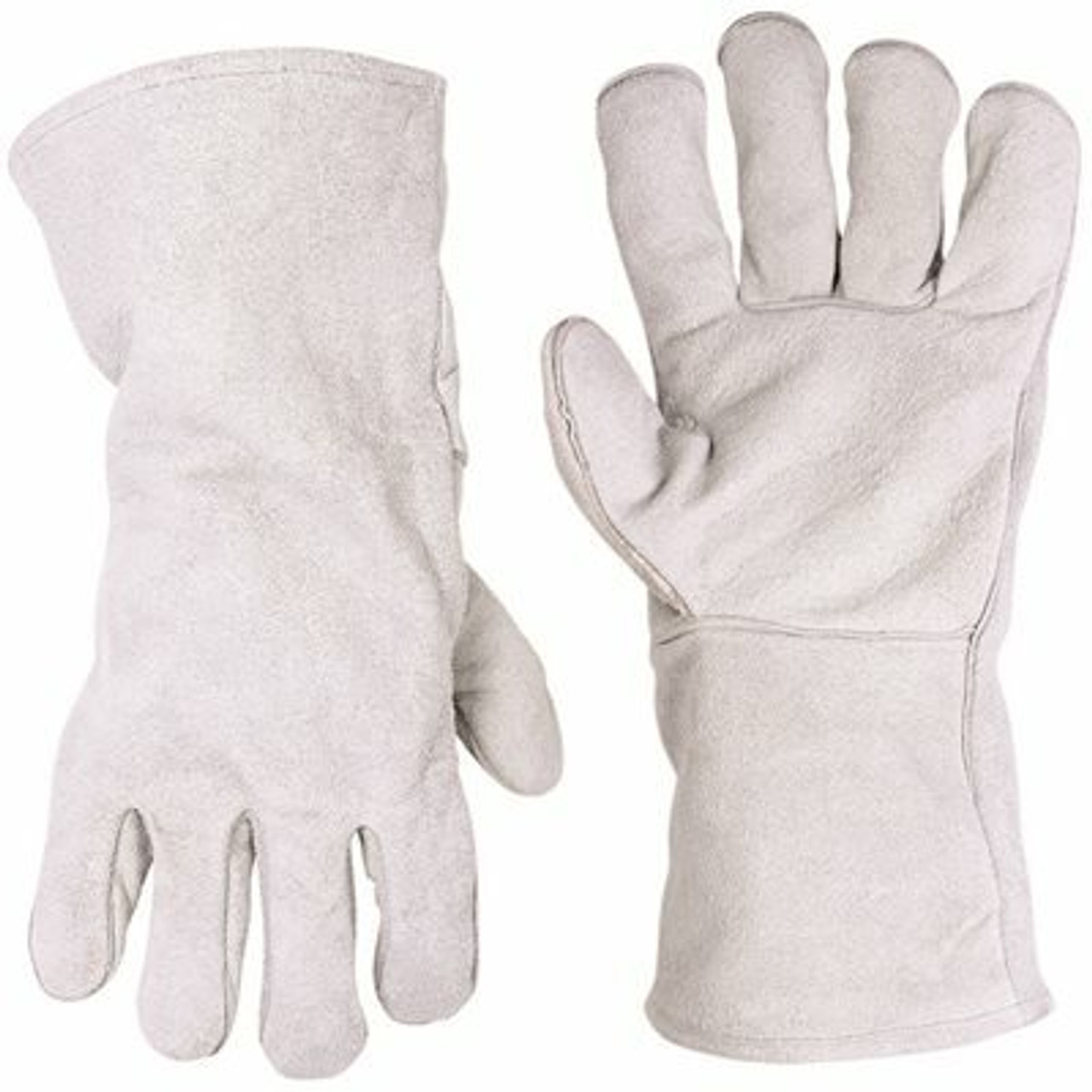 Custom Leathercraft Large Gray Welder'S Gloves (1 Pair)