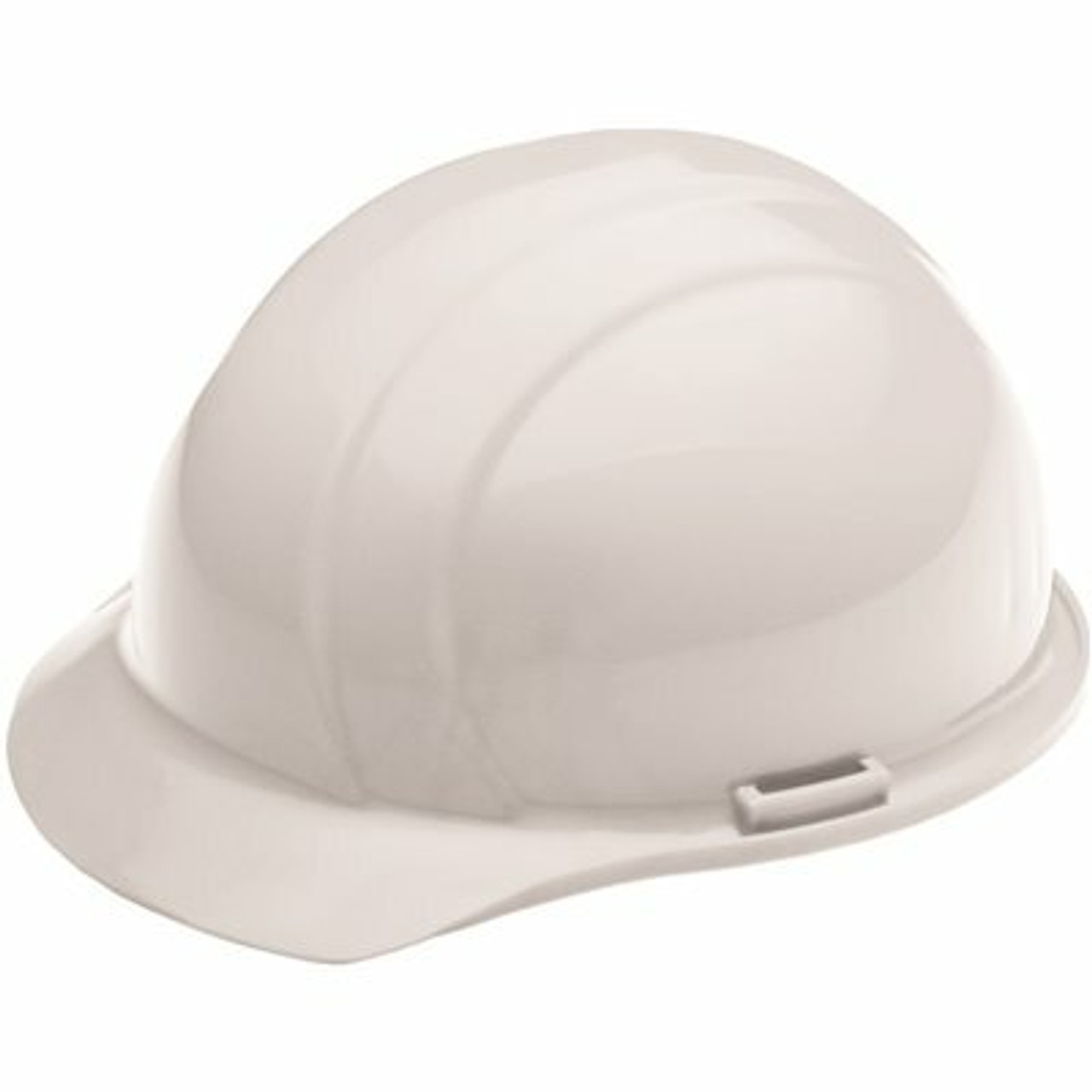 Erb 4 Point Nylon Suspension Slide-Lock White Cap Hard Hat