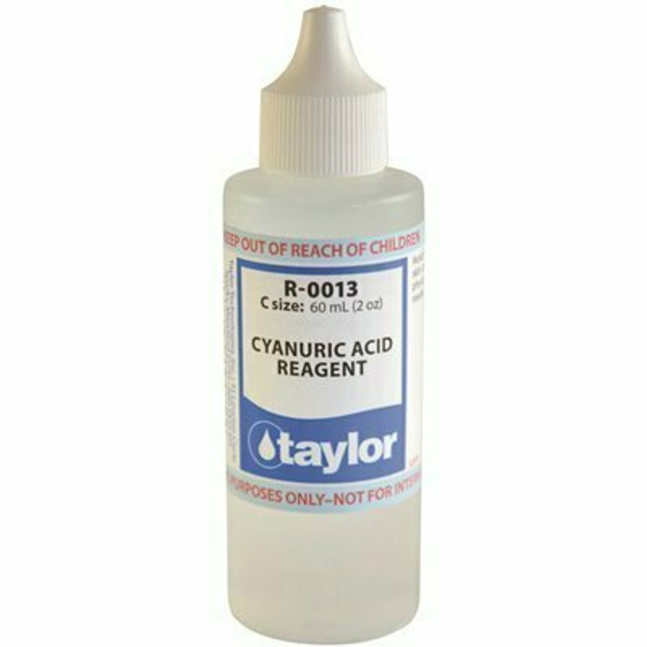 Taylor 2 Oz. Bottle Test Kit Replacement Reagent Refill Bottles Cyanuric Acid Reagent