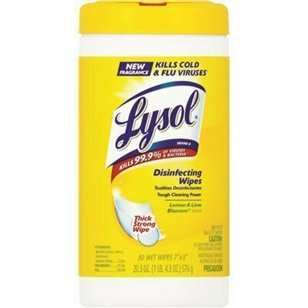 Lysol Surface Sanitizing Wipes, Citrus Scent, 80 Wipes Per Canister