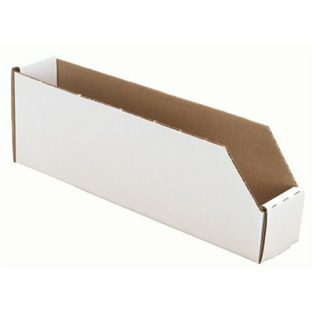 National Brand Alternative 2 In. H X 4 In. W X 12 In. D White Cardboard Cube Storage Bin