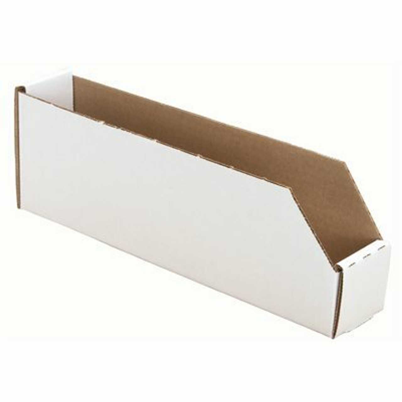 National Brand Alternative 4 In. H X 10 In. W X 12 In. D White Cardboard Cube Storage Bin