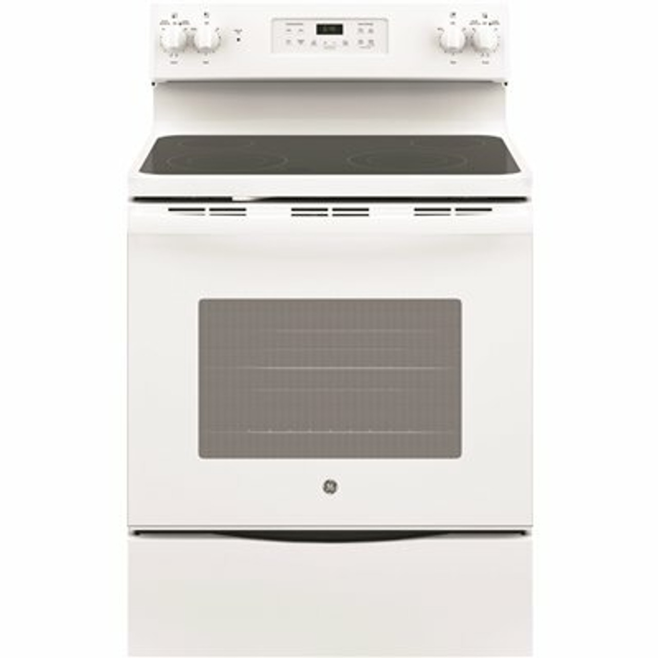 Ge 30 In. 5.3 Cu. Ft. Electric Range With Self-Cleaning Oven In White - 1029102