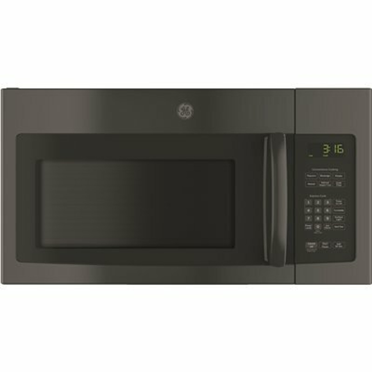 Ge 30 In. 1.6 Cu. Ft. Over The Range Microwave In Black