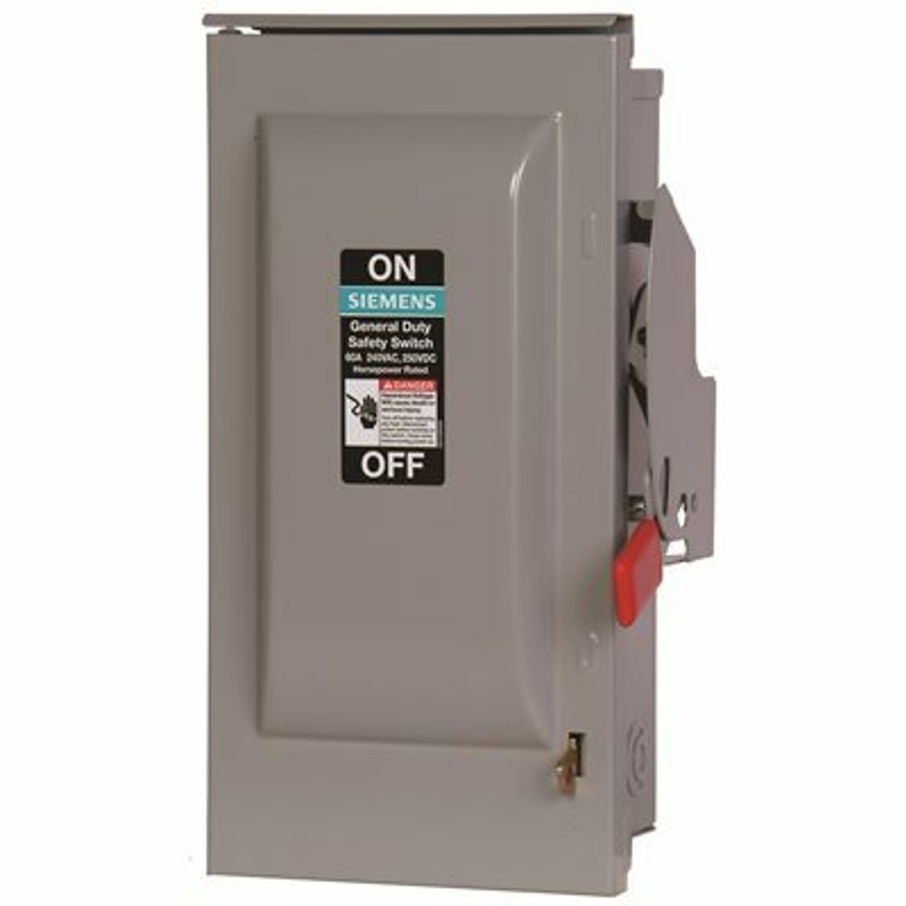 Siemens General Duty 100 Amp 240-Volt 2-Pole Outdoor Fusible Safety Switch With Neutral
