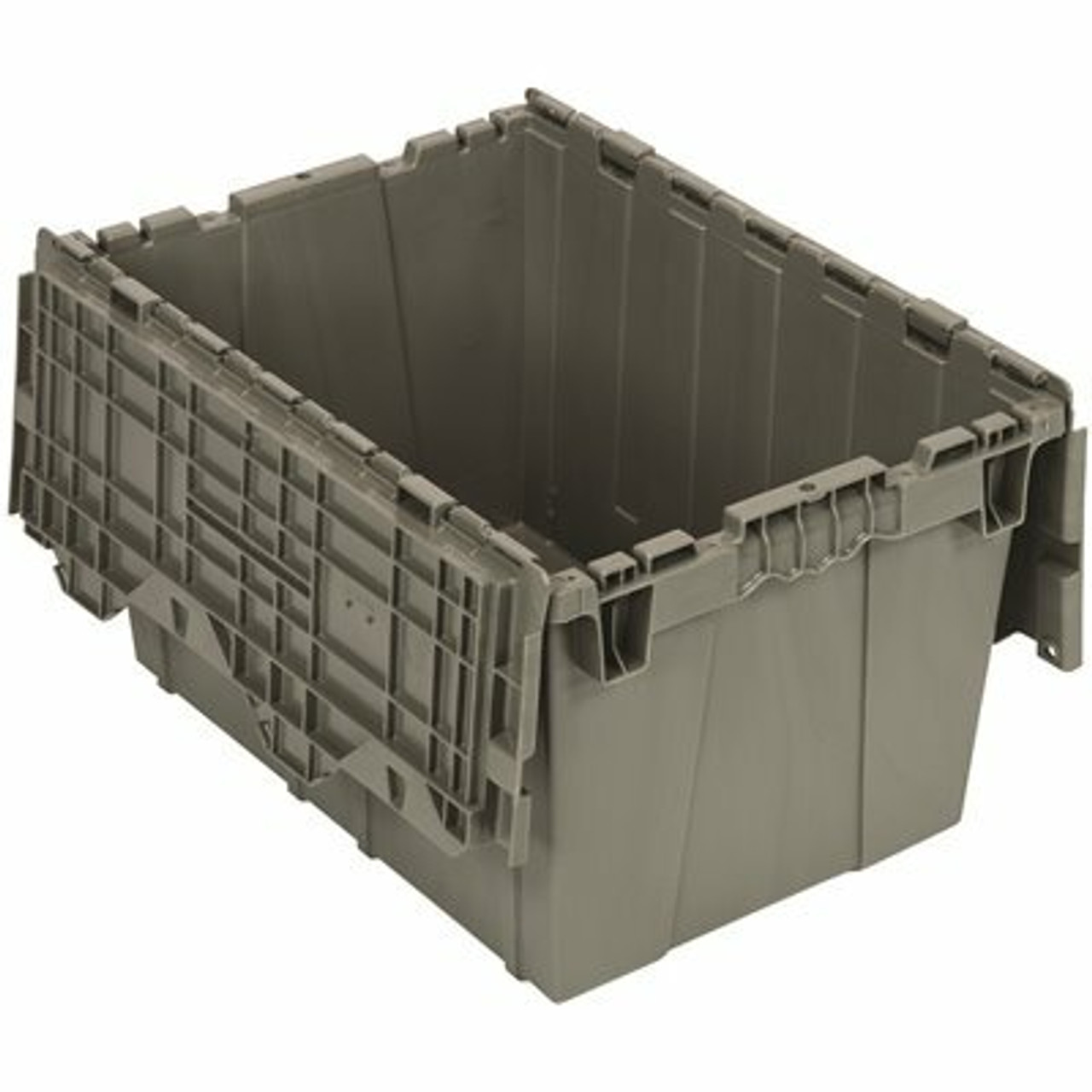Quantum Storage Systems 12.5 Gal. Attached Top Container In Gray