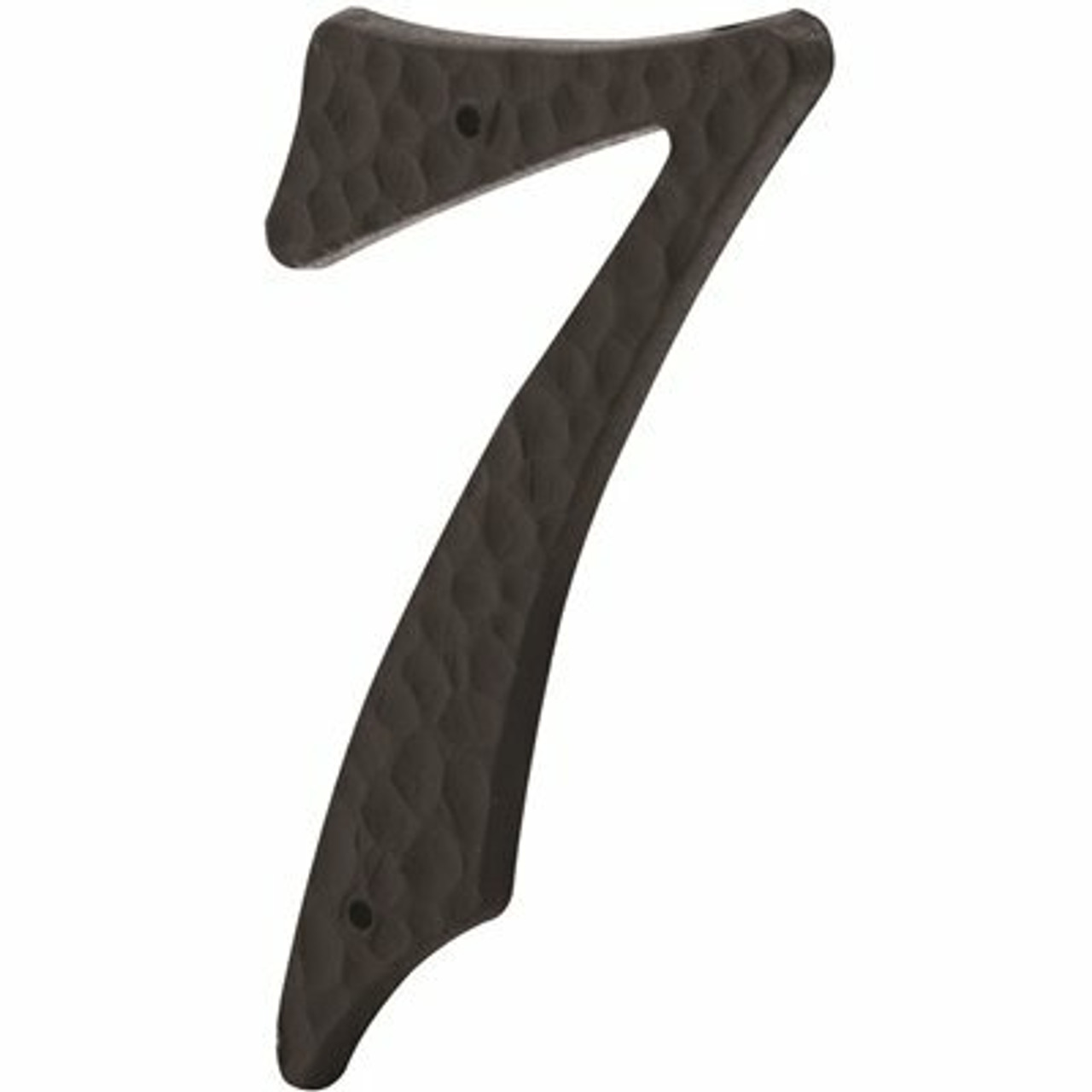 Prime-Line House Number 7 With Nails, Black Plastic, 3 In., 2 Per Pack