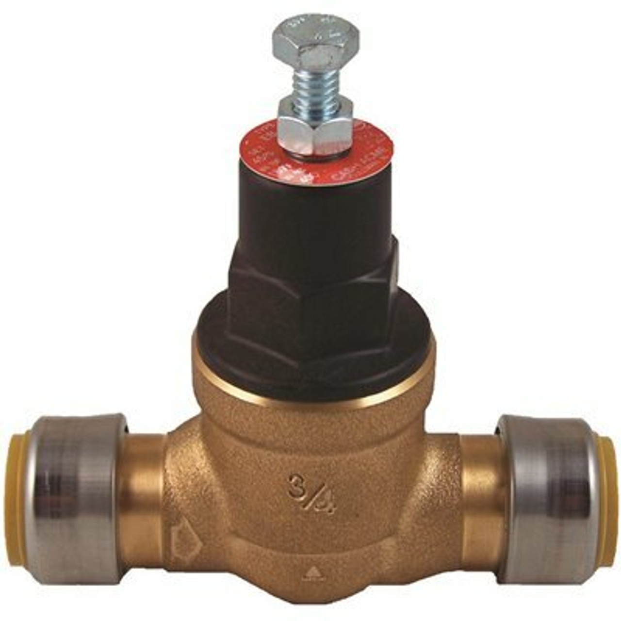 Sharkbite 3/4 In. Bronze Eb-45 Direct Push-To-Connect Pressure Regulating Valve