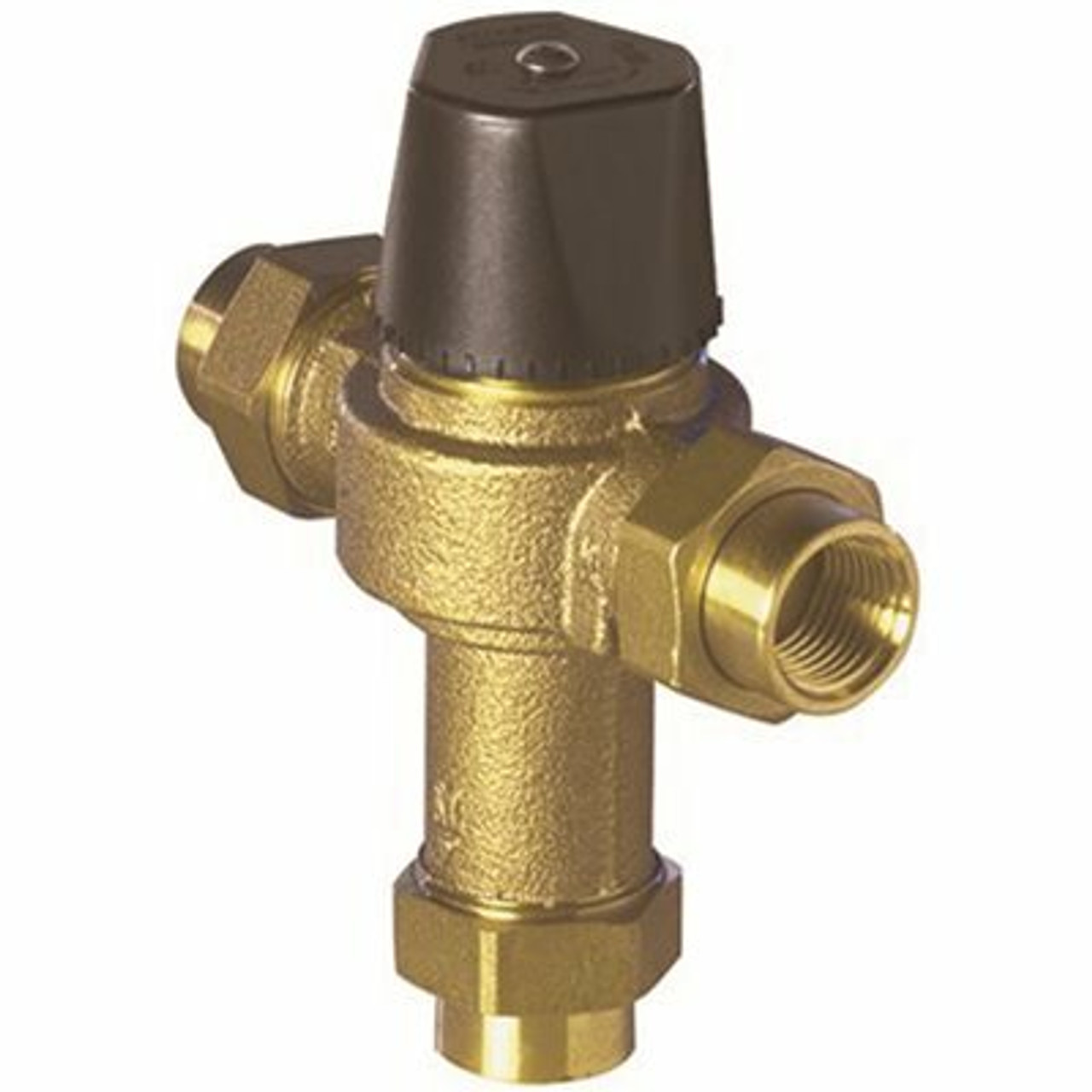 Powers Process Controls Powers Under Counter Thermostatic Mixing Valve, 3/4 In. Union Npt Female, Rough Bronze, Lead Free