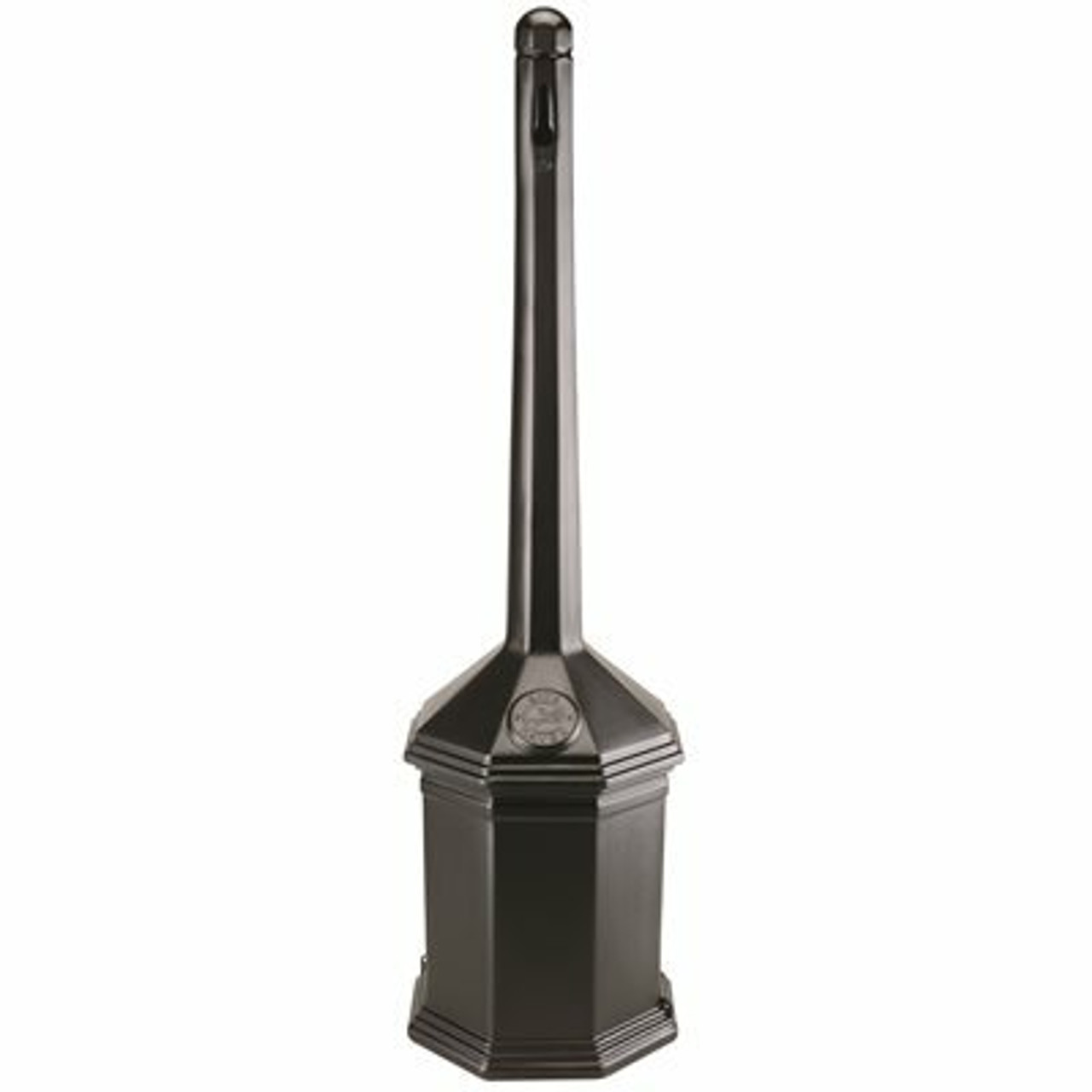 Commercial Zone Smoker'S Outpost Site Saver 1.25 Gal. Black Cigarette Receptacle Outdoor Ashtray