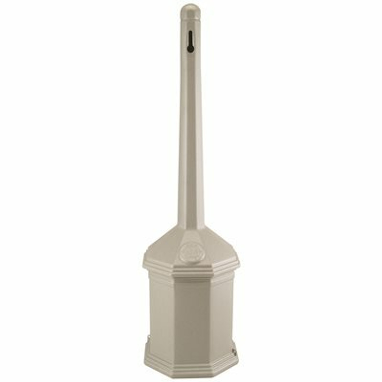 Commercial Zone Smoker'S Outpost Site Saver 1.25 Gal. Beige Cigarette Receptacle Outdoor Ashtray