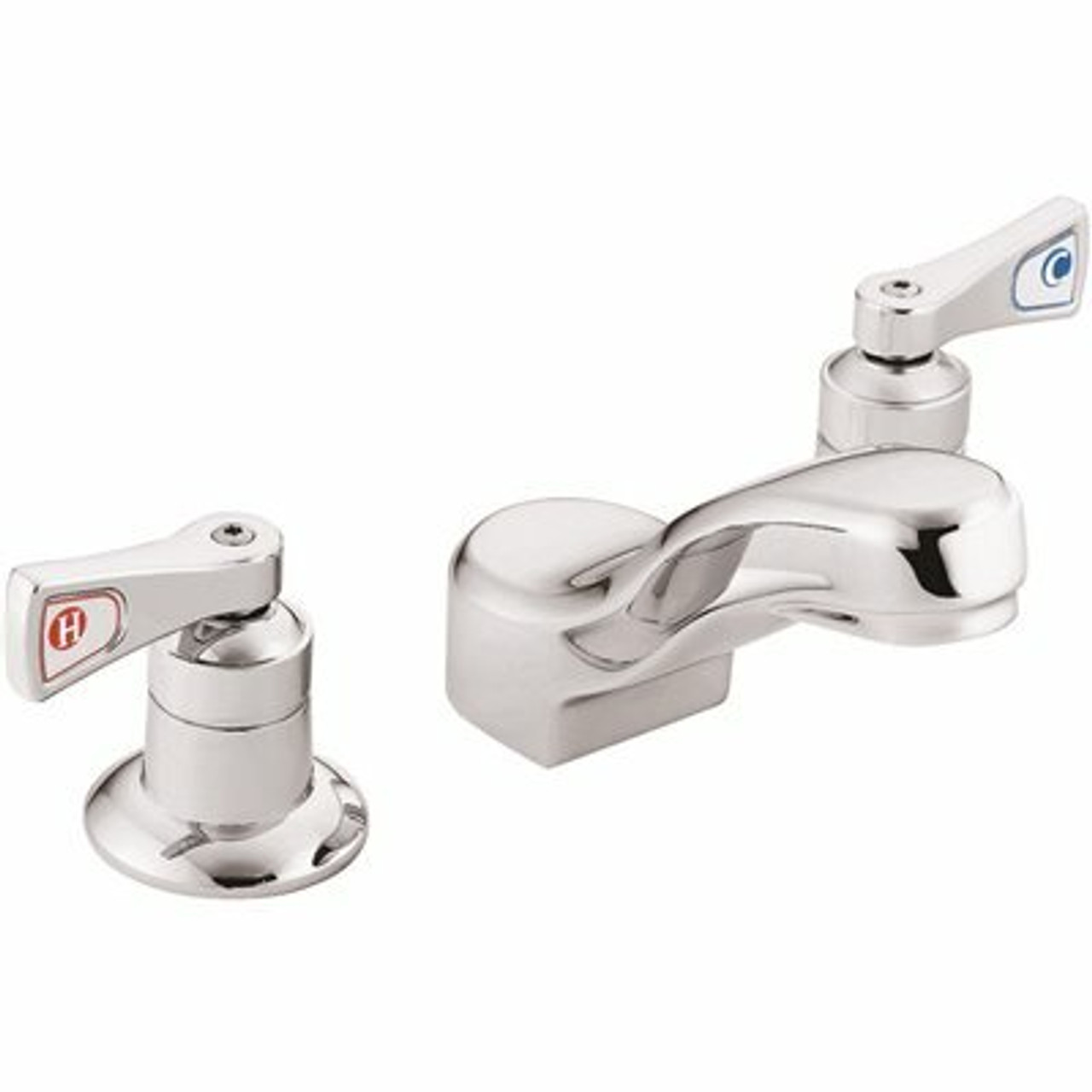 Moen Commercial 8 In Widespread 2-Handle Bathroom Faucet In Chrome
