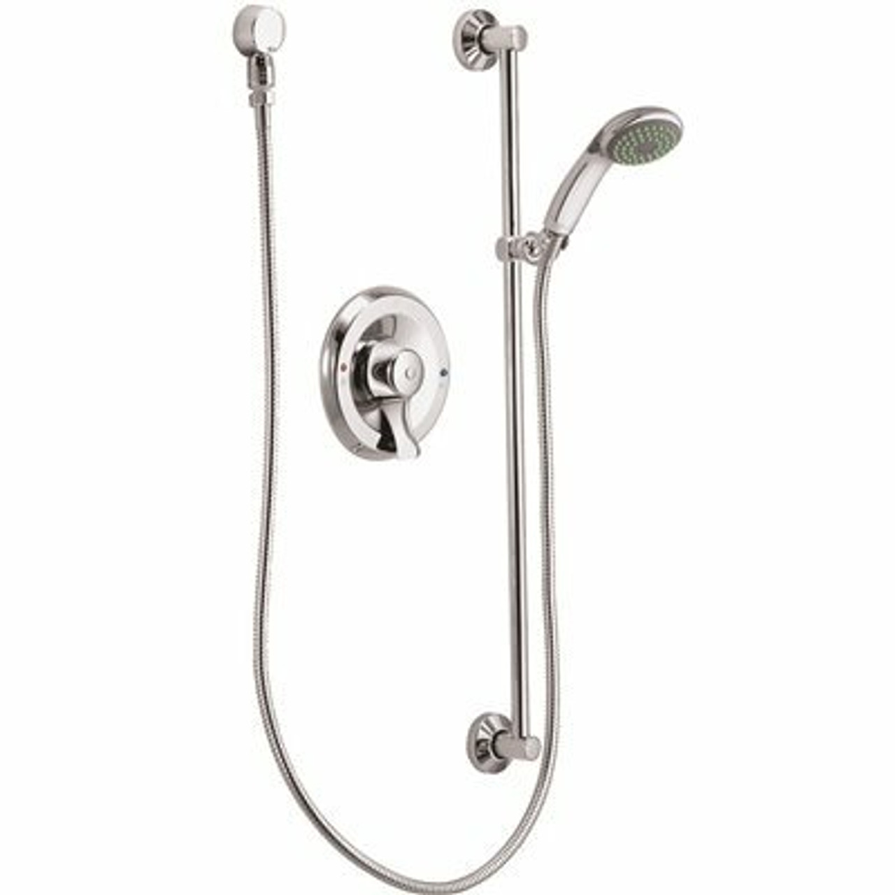 Moen Commercial Posi-Temp 1-Spray Handheld Shower Trim Kit Without Valve, 1.5 Gpm, Lever Handle In Chrome