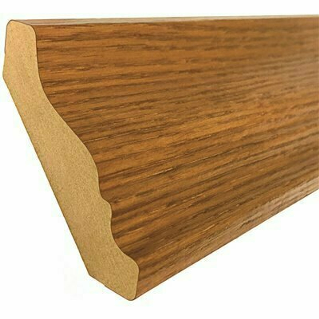 Hampton Bay 91.5 In. X 2 In. X 2 In. Crown Molding In Medium Oak